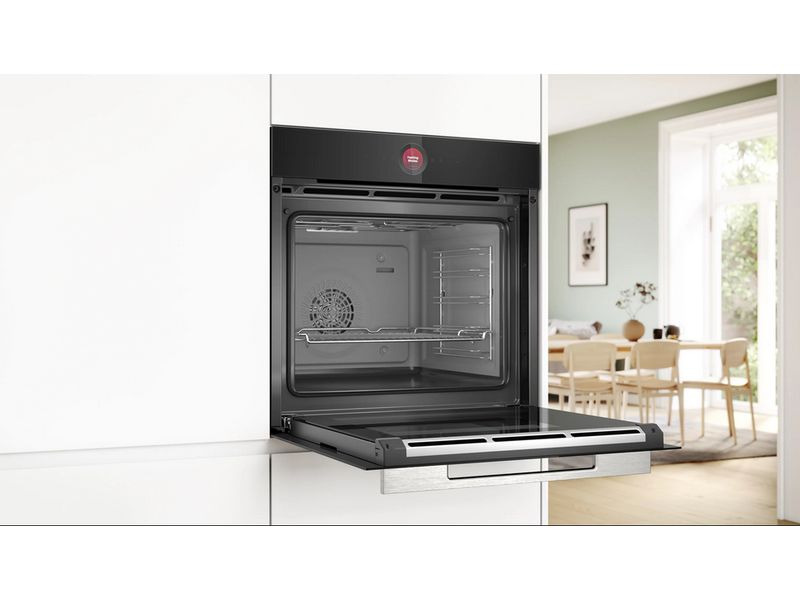 Bosch Einbaubackofen HBG7341B1 Schwarz A+