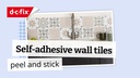d-c-fix Wanddekoration Oriental Tiles 6 Stück, 30.5 x 30.5 cm