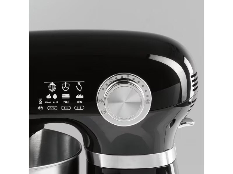 GOURMETmaxx Küchenmaschine Schwarz