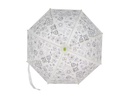 Esschert Design Regenschirm Blumen Grün/Weiss