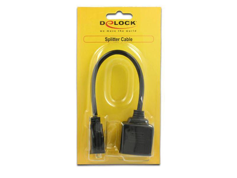 Delock 2-Port Signalsplitter DVI-D - HDMI