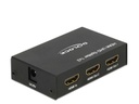 Delock 2-Port Signalsplitter HDMI - HDMI 4K/60Hz