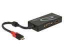 Delock 2-Port Signalsplitter USB-C - 1xHDMI &amp; 1xVGA