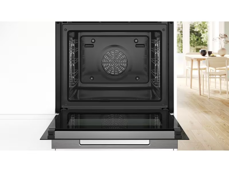 Bosch Einbaubackofen HBG7784B1 Schwarz A+