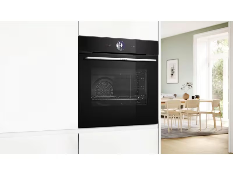 Bosch Einbaubackofen HBG7764B1C Schwarz A+