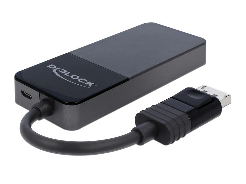 Delock 3-Port Signalsplitter DisplayPort - 3xHDMI, 4K, MST support