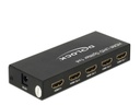 Delock 4-Port Signalsplitter HDMI - HDMI 4K/60Hz