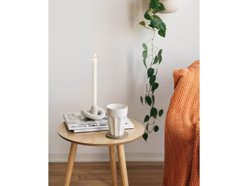 Esmée Kerzenständer Twist 7 cm, Beige