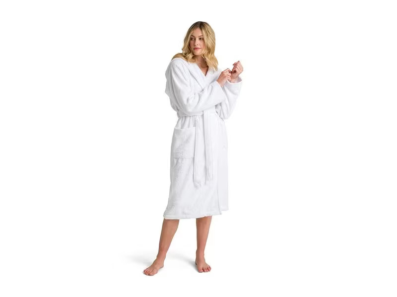 Möve Bademantel Superwuschel M, Weiss