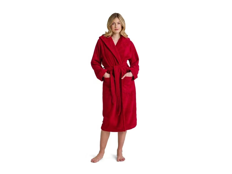 Möve Bademantel Superwuschel M, Rot