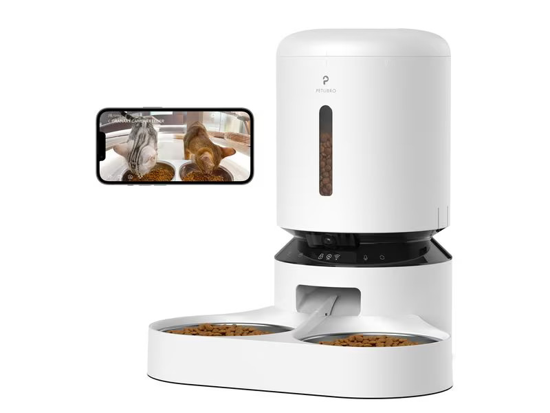 Petlibro Futterautomat Granary Camera Monitoring Dual Feeder 5l Weiss