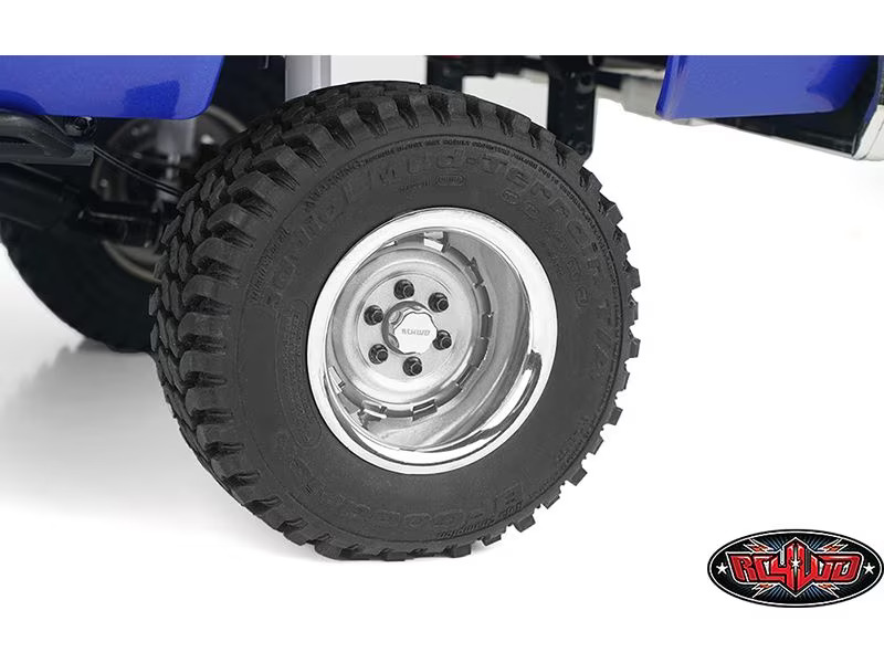 RC4WD Radmuttern M4 Rally Locking Hub Chrom, 2 Stück, 1:10