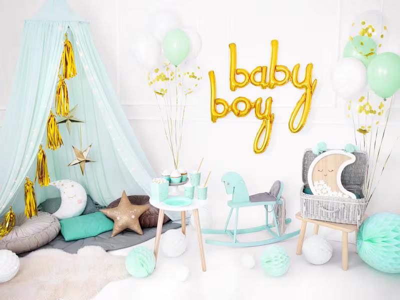 Partydeco Streudeko Kreise Gold