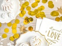 Partydeco Streudeko Kreise Gold