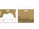 Partydeco Papierservietten Wolke 16 x 9.5 cm, 20 Stück