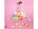 Partydeco Luftballon Uni Neon 5 Stück, Mehrfarbig, Ø 25 cm