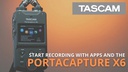 Tascam Portable Recorder Portacapture X6