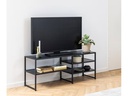 AC Design Konsolentisch Seaford 120 x 33 x 46 cm, Schwarz