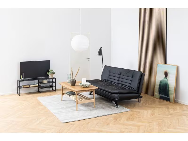 AC Design Konsolentisch Seaford 120 x 33 x 46 cm, Schwarz