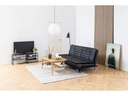 AC Design Konsolentisch Seaford 120 x 33 x 46 cm, Schwarz