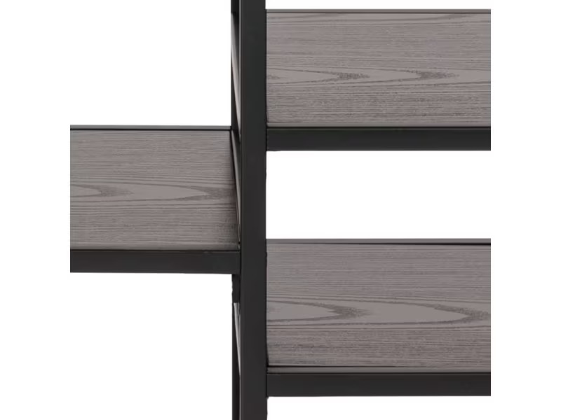 AC Design Konsolentisch Seaford 120 x 33 x 46 cm, Schwarz