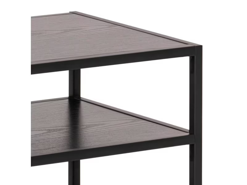 AC Design Konsolentisch Seaford 120 x 33 x 46 cm, Schwarz