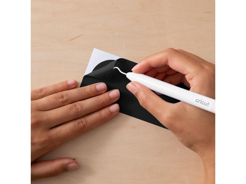 Cricut Vinylfolie Joy Xtra Smart ablösbar 24.1 x 91.4 cm, Schwarz