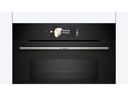 Bosch Einbaubackofen mit Mikrowelle CMG778NB1 Schwarz