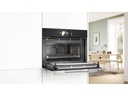 Bosch Einbaubackofen mit Mikrowelle CMG778NB1 Schwarz
