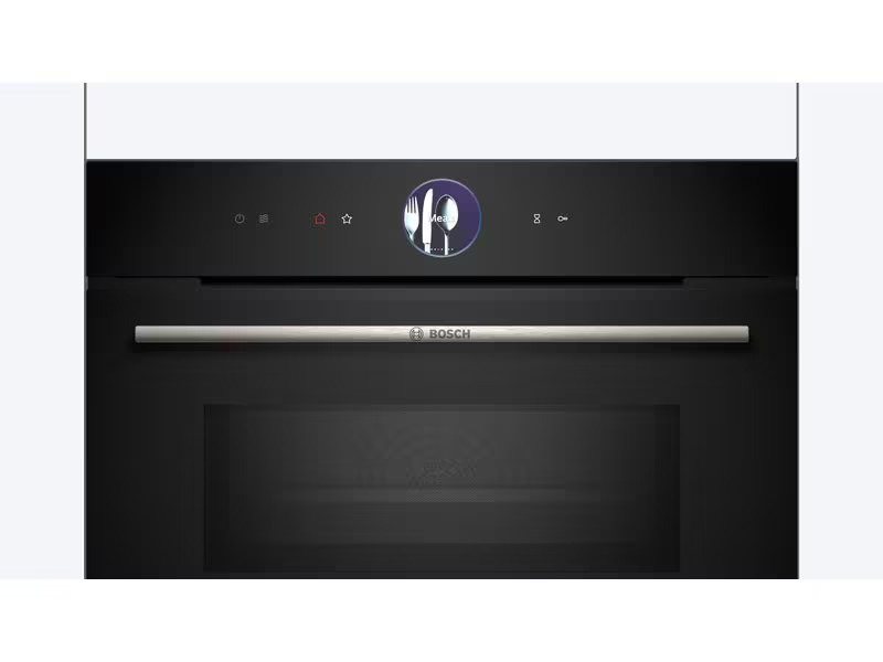 Bosch Einbaubackofen mit Mikrowelle CMG7761B1 Schwarz
