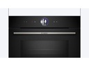 Bosch Einbaubackofen mit Mikrowelle CMG7761B1 Schwarz
