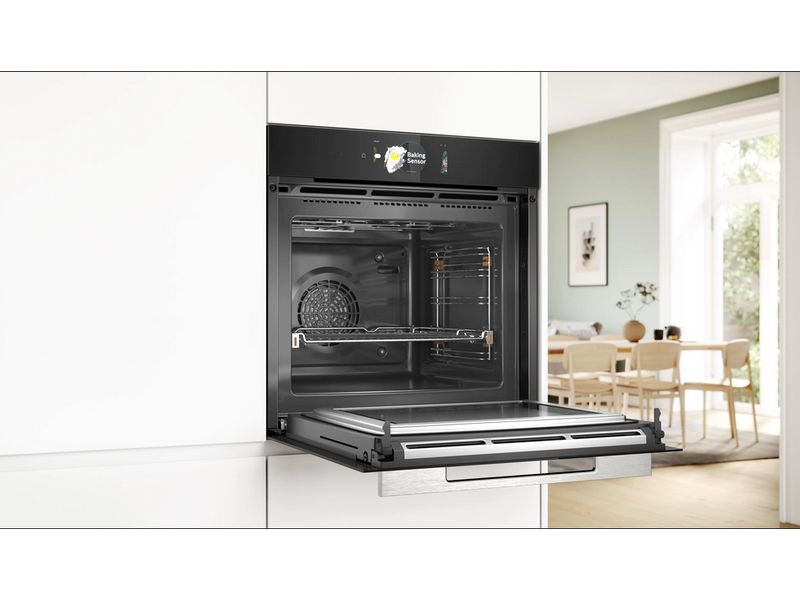Bosch Einbaubackofen HMG778NB1 Schwarz
