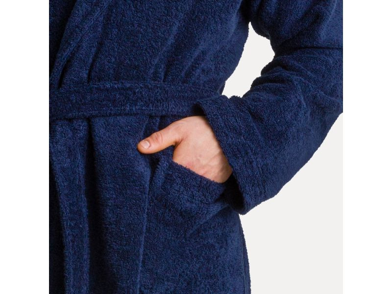 Möve Bademantel Superwuschel S, Blau