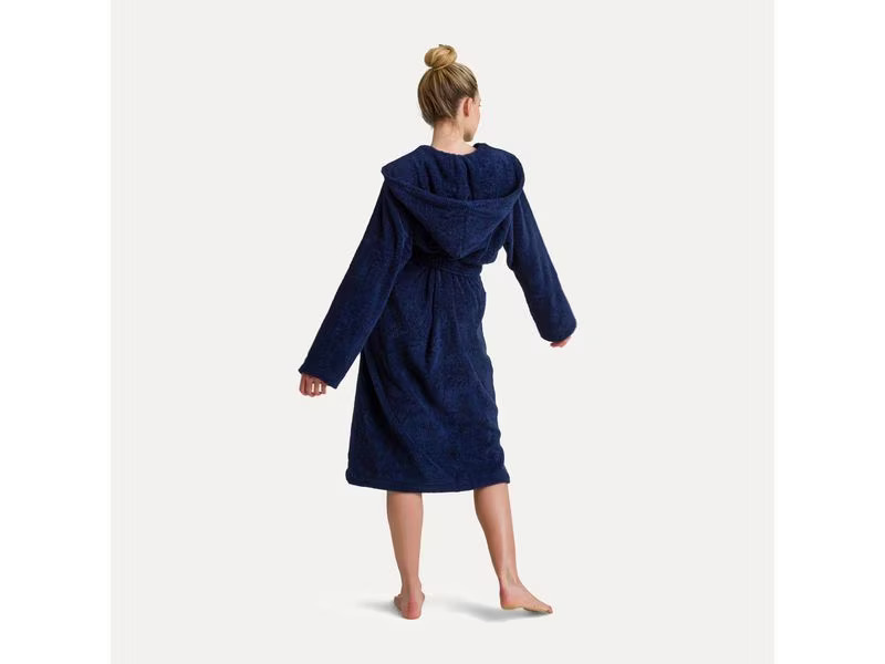 Möve Bademantel Superwuschel S, Blau
