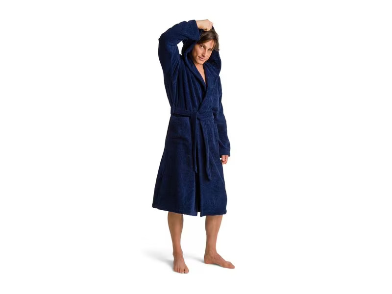 Möve Bademantel Superwuschel S, Blau
