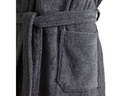 Möve Bademantel Superwuschel M, Stone Gray