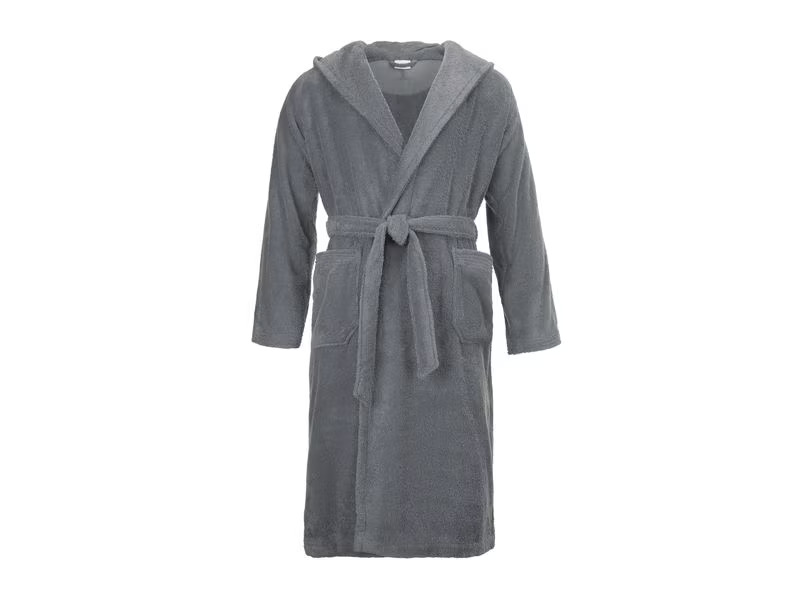 Möve Bademantel Superwuschel M, Stone Gray