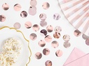 Partydeco Streudeko Kreise Roségold