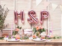 Partydeco Streudeko Kreise Roségold