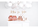 Partydeco Streudeko Kreise Roségold
