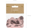 Partydeco Streudeko Kreise Roségold