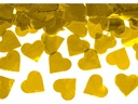 Partydeco Streudeko Konfettikanone Herzen Gold, 60 cm