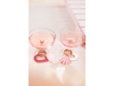 Partydeco Glasmarkierer Herz Rosa