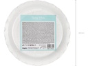 Partydeco Einwegteller Blau, 18 cm, 6 Stück