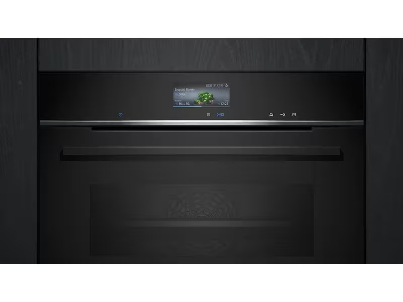 Siemens Einbaudampfbackofen CS756G1B1 Schwarz A+