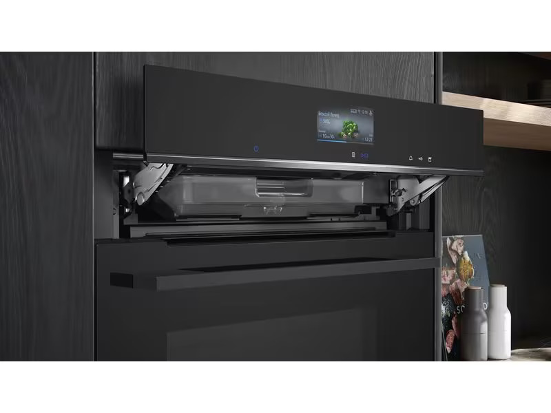 Siemens Einbaudampfbackofen CS756G1B1 Schwarz A+