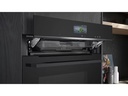 Siemens Einbaudampfbackofen CS756G1B1 Schwarz A+