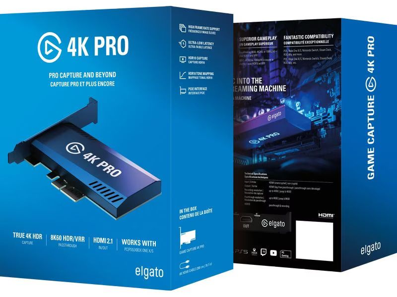 Elgato Videospiel-Rekorder Game Capture 4K Pro