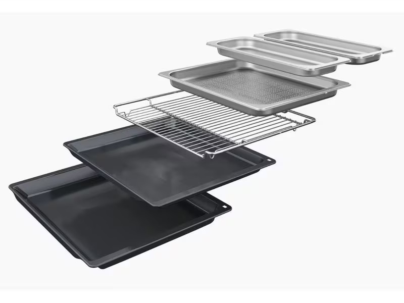 Siemens Einbaudampfbackofen iQ700 HS758G3B1C Schwarz A+