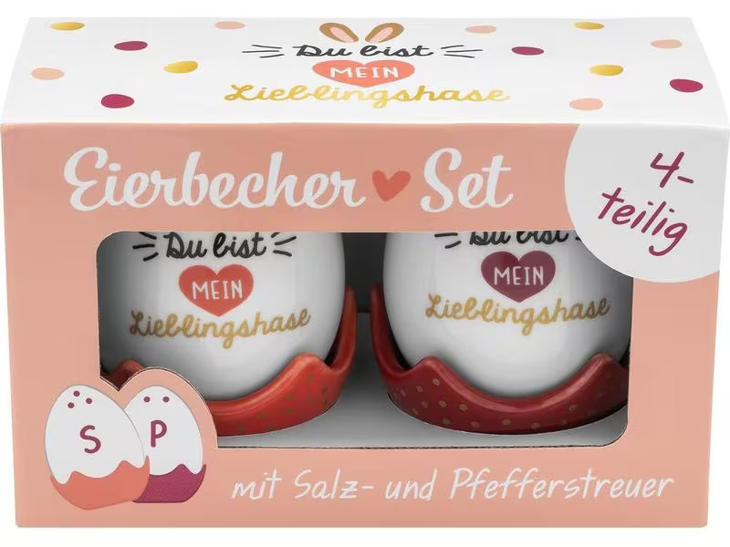 Sheepworld Salz- &amp; Pfefferstreuer Lieblingshase Weiss